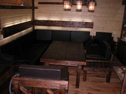 Комплект деревянной мебели для бара